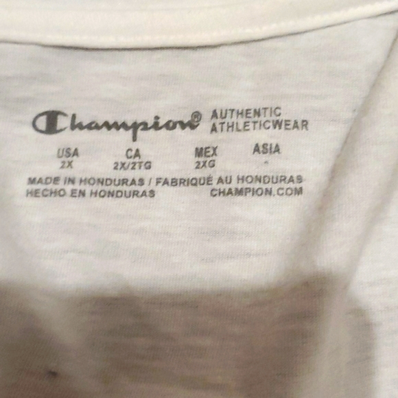 🆕️ NWT Champion T-Shirt plus Size 2x - Picture 5 of 5